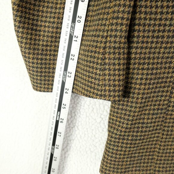 Vintage Blazer Mens 48R Yellow Black Houndstooth Ermenegildo Zegna Two Button - Picture 10 of 14